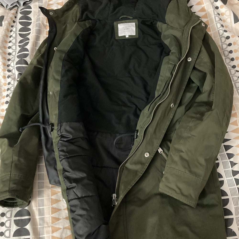 Jack & Jones Core Black and Olive Jacket